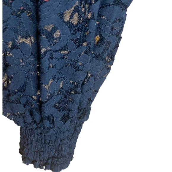 Torrid Black Lace Blouse 3 Long Sleeves Dark Romantic Goth Grace Kelly Neckline - Picture 6 of 8